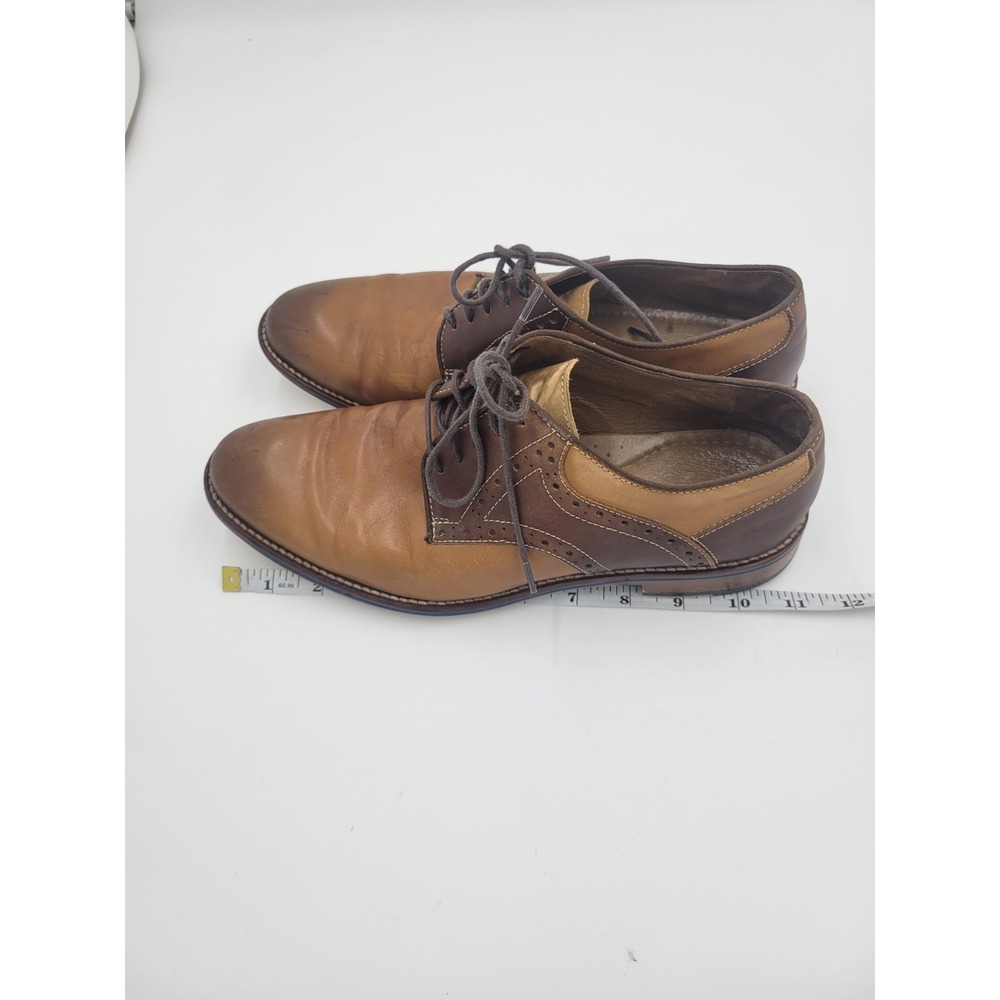 Johnson & Murphy Men's Brown Leather Lace Up Shoes Oxford Classic Cap-Toe Sz 8M - Picture 11 of 12
